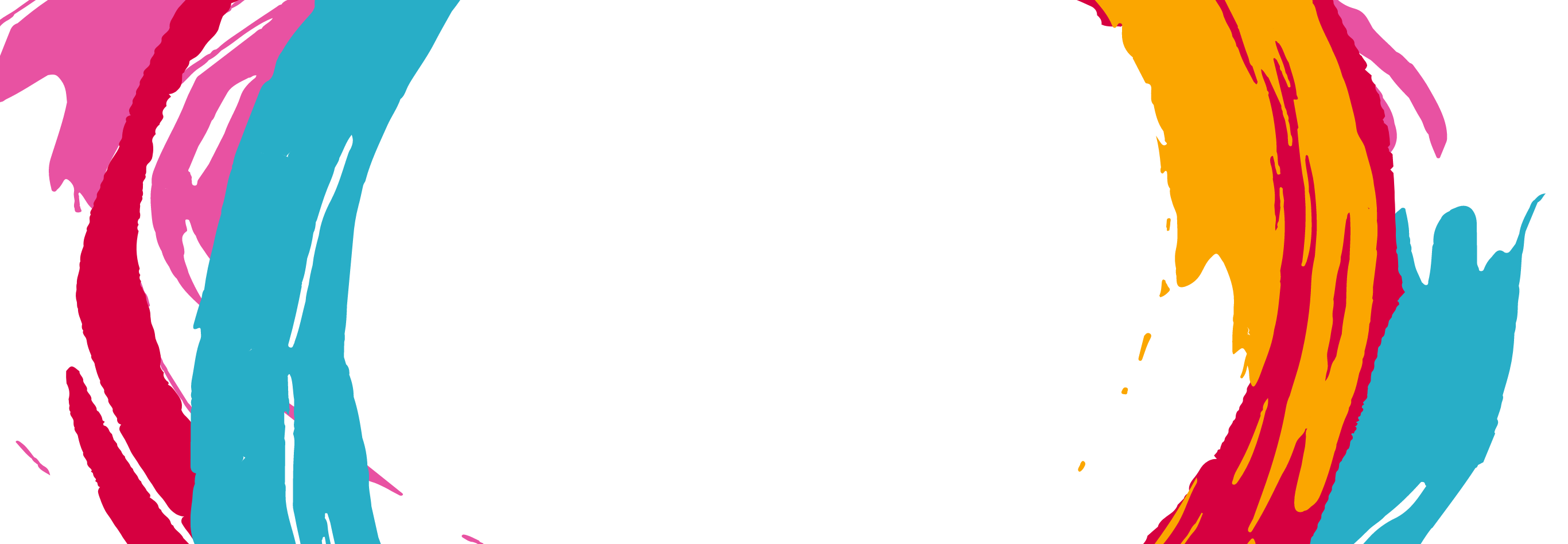 Pink, red, blue, and yellow Hospice of the Piedmont logo