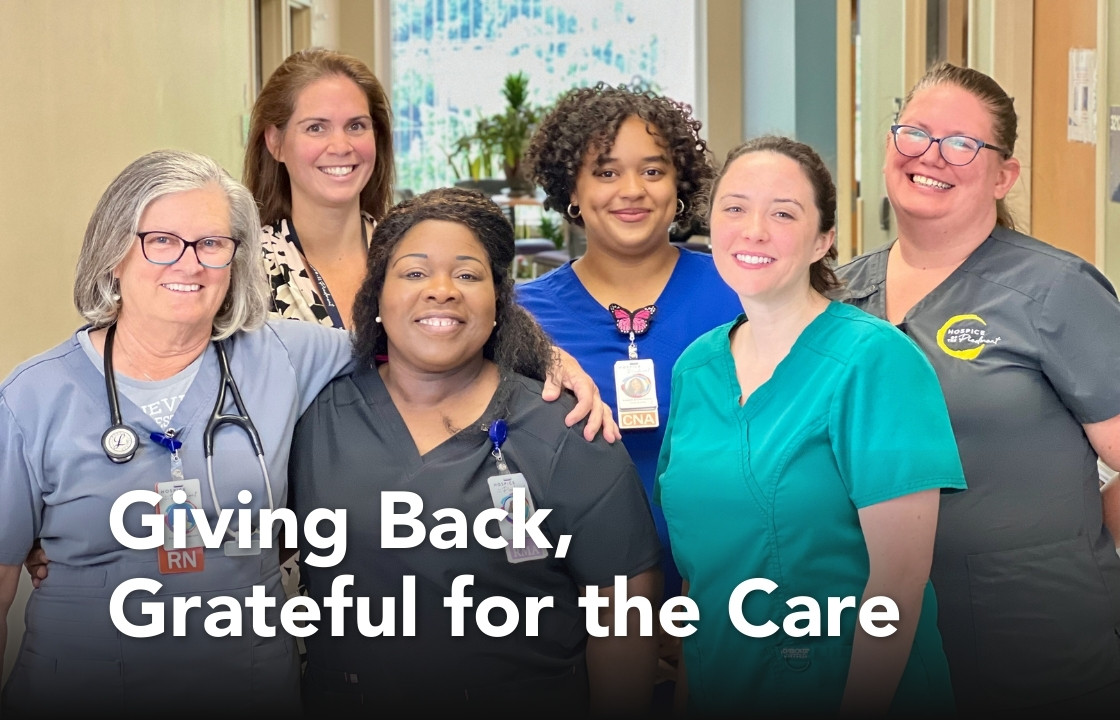 a group of caregivers from hospice of the piedmont